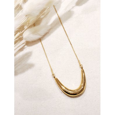 Collier en acier inoxydable...