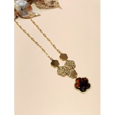 Collier en acier inoxydable...