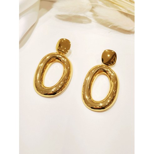 Boucles d'oreilles acier inoxydable E359