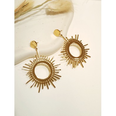 Boucles d'oreilles acier...