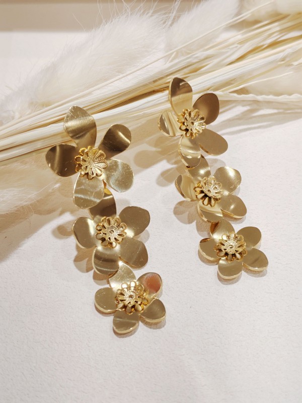 Boucles d'oreilles acier inoxydable E370