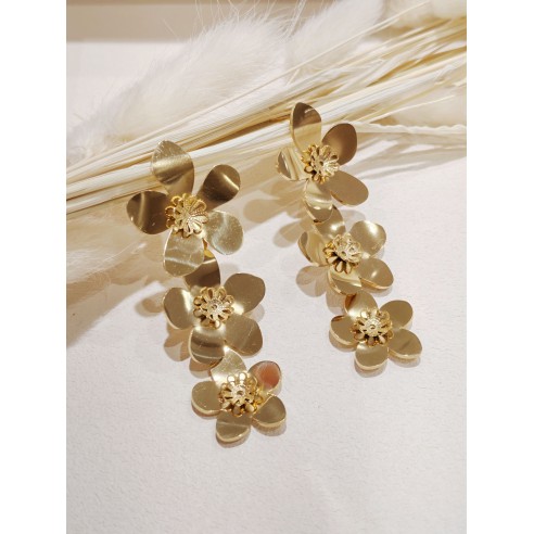 Boucles d'oreilles acier inoxydable E370