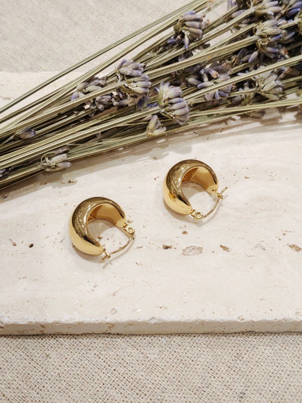 Boucles d'oreilles acier inoxydable E371