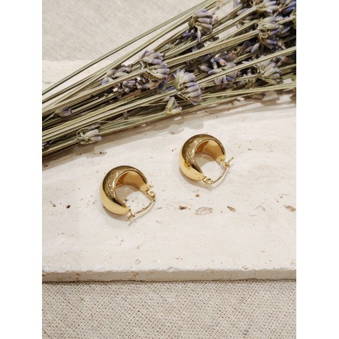 Boucles d'oreilles acier inoxydable E371