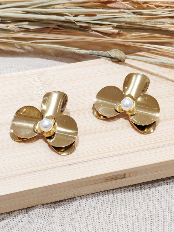 Boucles d'oreilles acier inoxydable E373