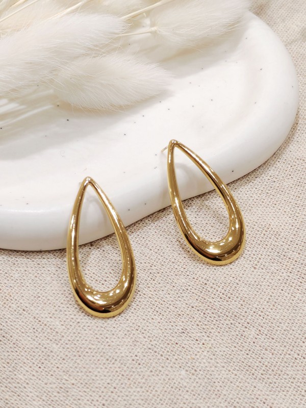 Boucles d'oreilles acier inoxydable E376