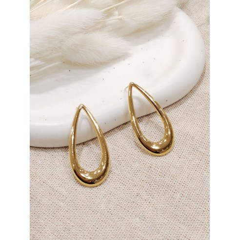 Boucles d'oreilles acier inoxydable E376