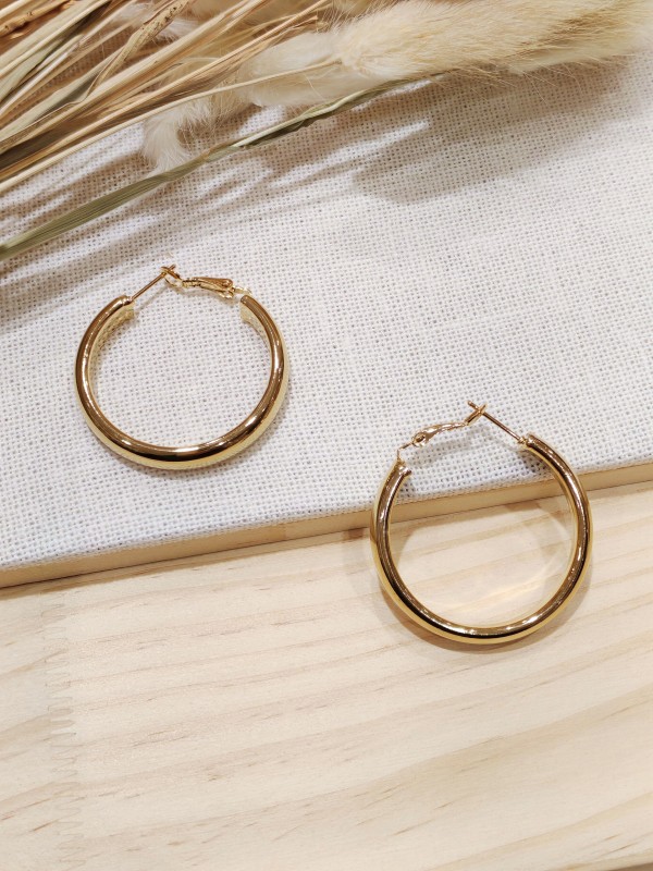 Boucles d'oreilles acier inoxydable E377
