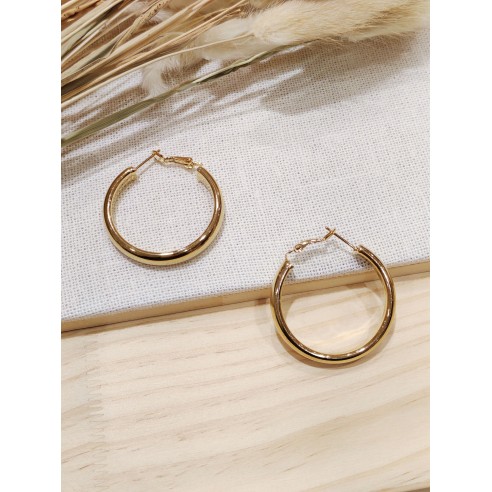 Boucles d'oreilles acier inoxydable E377