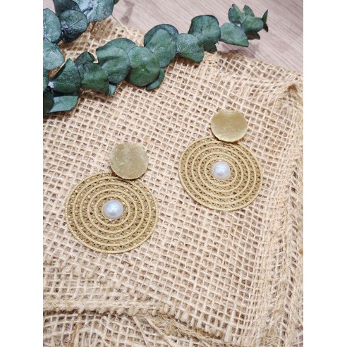 Boucles d'oreilles acier inoxydable E379