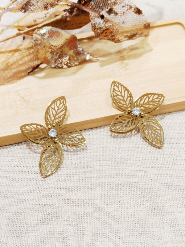 Boucles d'oreilles acier inoxydable E380