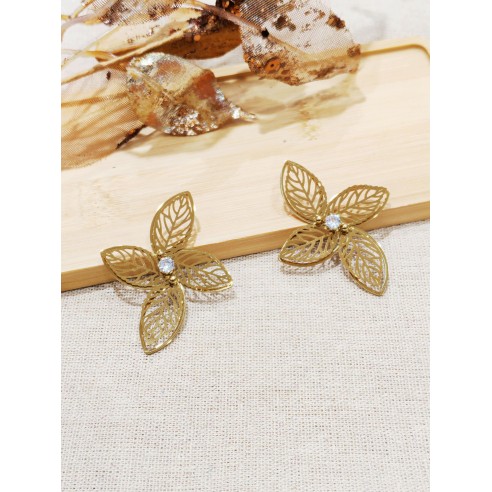 Boucles d'oreilles acier inoxydable E380