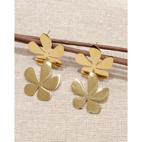 Boucles d'oreilles acier inoxydable E385