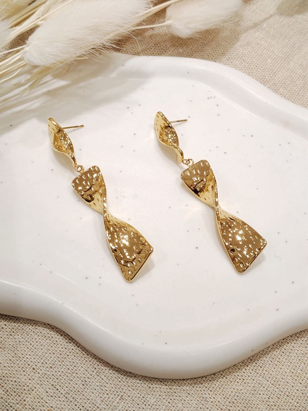 Boucles d'oreilles acier inoxydable E389