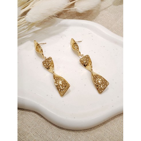 Boucles d'oreilles acier inoxydable E389