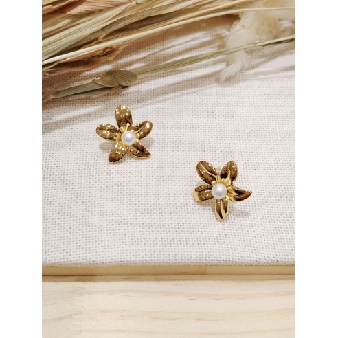 Boucles d'oreilles acier inoxydable E392