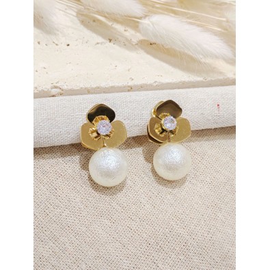 Boucles d'oreilles acier inoxydable E394