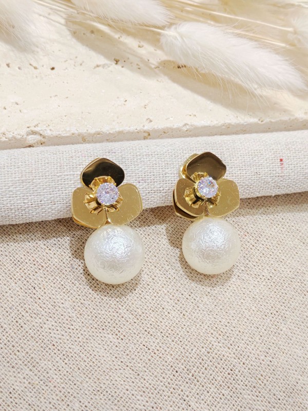 Boucles d'oreilles acier inoxydable E394