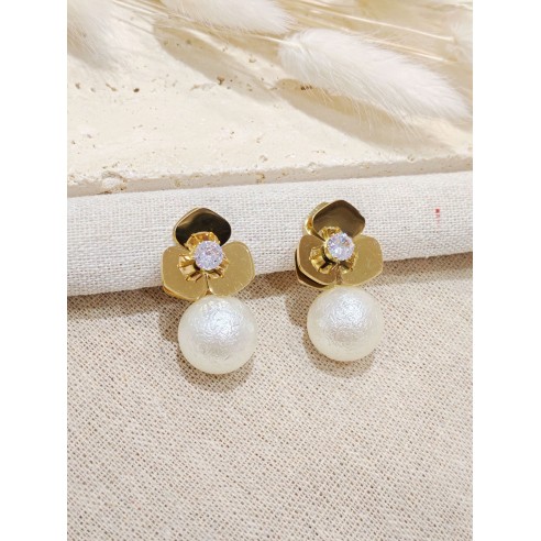 Boucles d'oreilles acier inoxydable E394