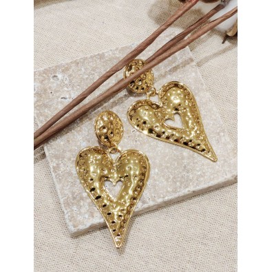 Boucles d'oreilles acier inoxydable E395