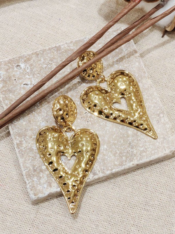 Boucles d'oreilles acier inoxydable E395