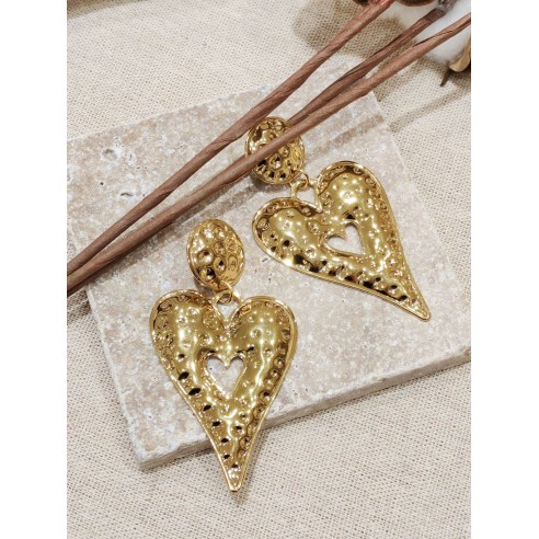 Boucles d'oreilles acier inoxydable E395