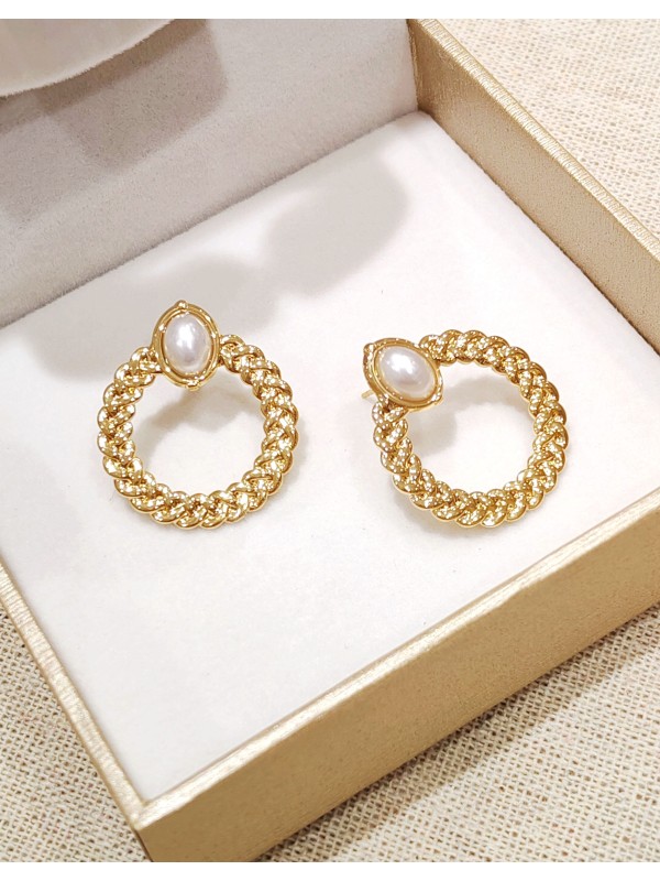 Boucles d'oreilles acier inoxydable E397