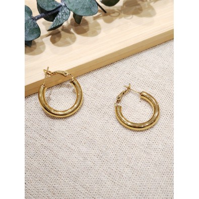 Boucles d'oreilles acier inoxydable E399