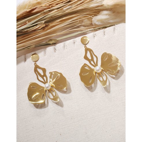 Boucles d'oreilles acier inoxydable E403