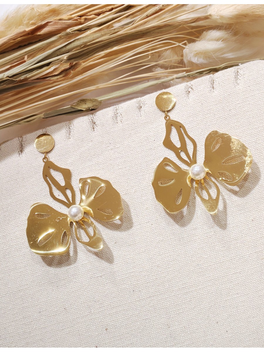 Boucles d'oreilles acier inoxydable E403