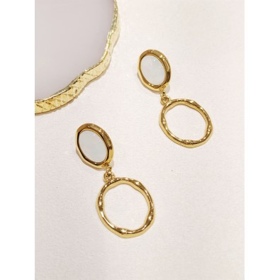 Boucles d'oreilles acier inoxydable E408