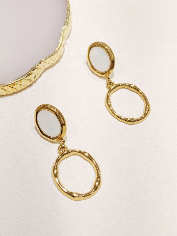 Boucles d'oreilles acier inoxydable E408