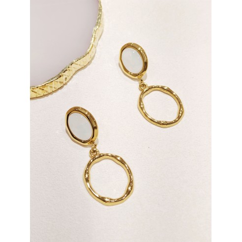 Boucles d'oreilles acier inoxydable E408