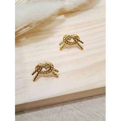 Boucles d'oreilles acier inoxydable E409