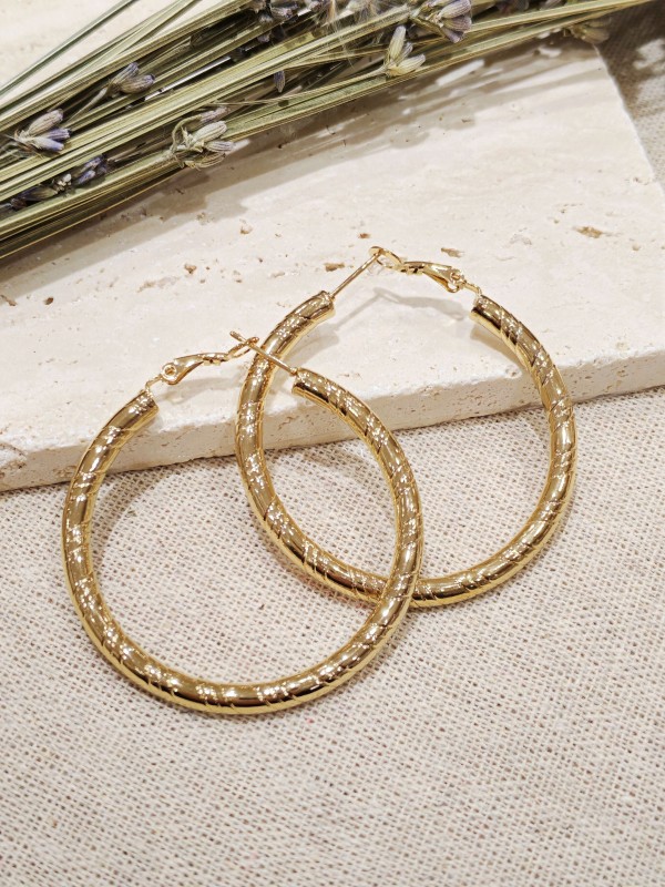 Boucles d'oreilles acier inoxydable E410