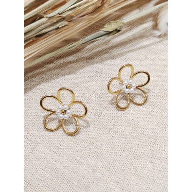 Boucles d'oreilles acier inoxydable E413