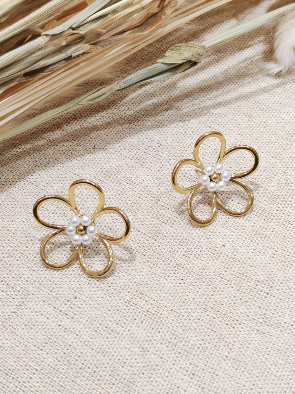 Boucles d'oreilles acier inoxydable E413