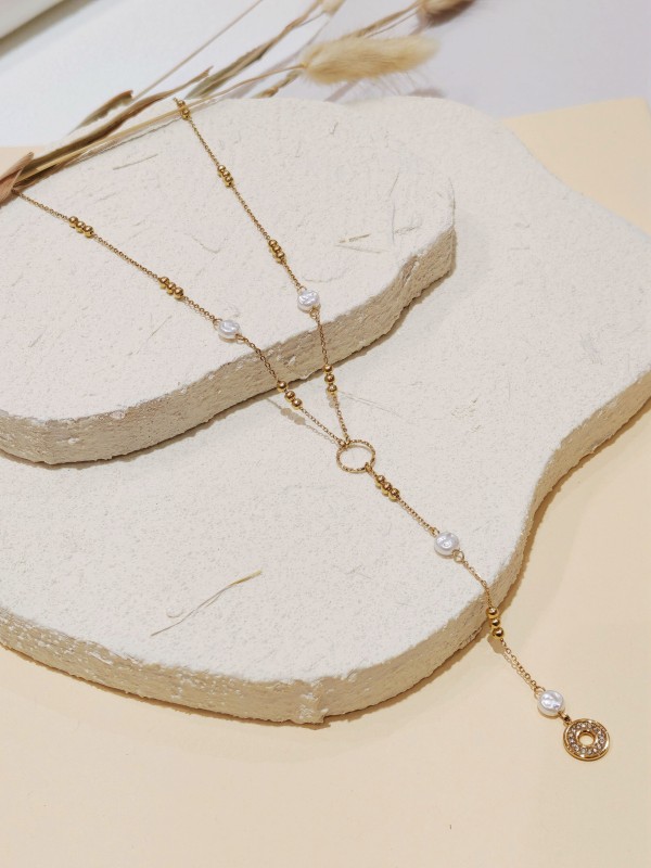 Collier en acier inoxydable femme N228