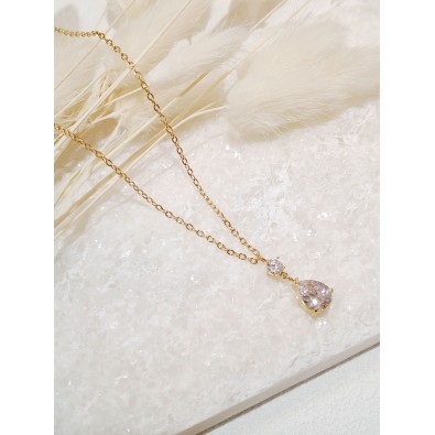 Collier en acier inoxydable femme N229