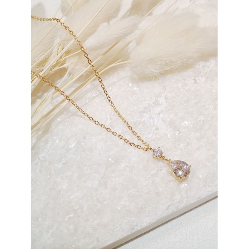 Collier en acier inoxydable femme N229