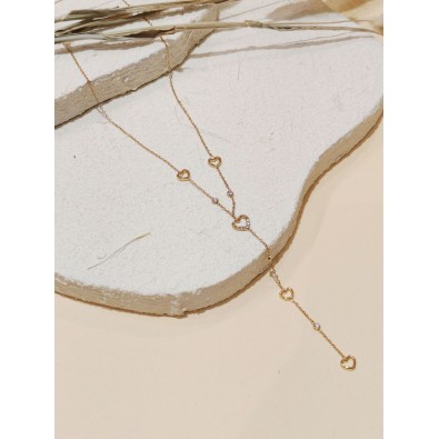 Collier en acier inoxydable femme N235