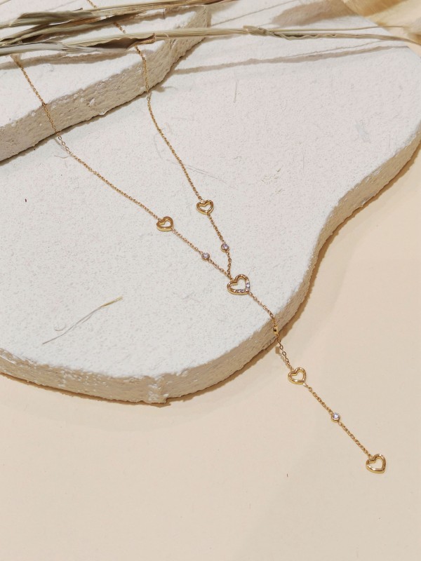 Collier en acier inoxydable femme N235