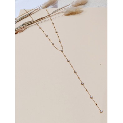 Collier en acier inoxydable femme N238