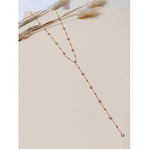 Collier en acier inoxydable femme N238