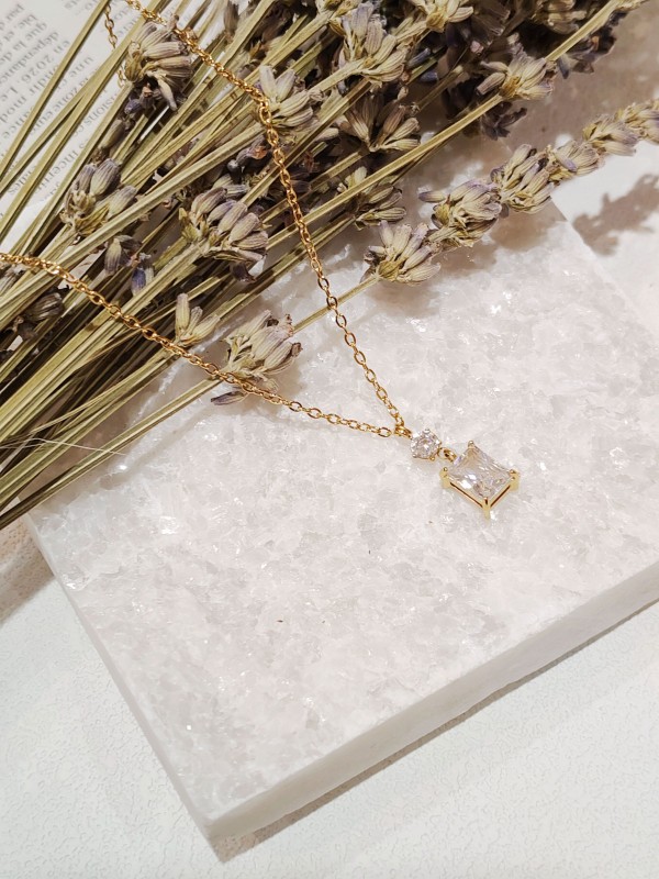 Collier en acier inoxydable femme N240