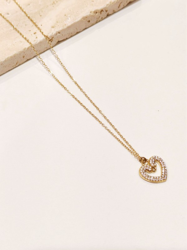 Collier en acier inoxydable femme N242
