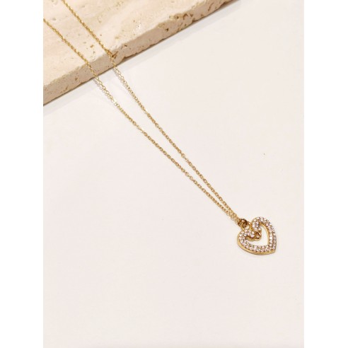 Collier en acier inoxydable femme N242