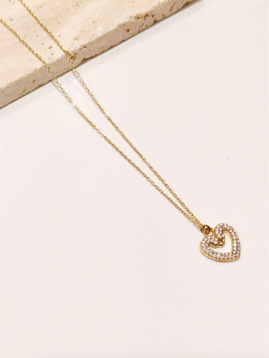 Collier en acier inoxydable femme N242
