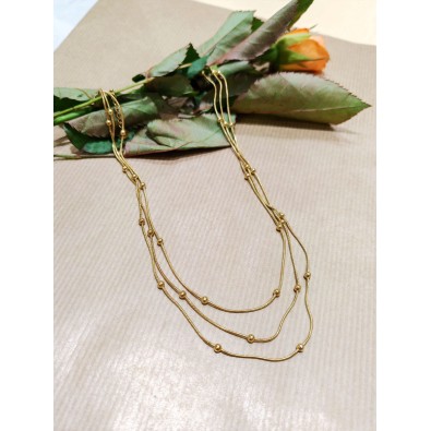 Collier en acier inoxydable femme N243