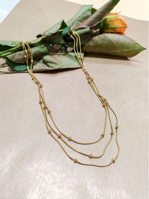 Collier en acier inoxydable femme N243